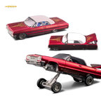 (Pre-Order) Fine Works64 Chevrolet Impala - Transparent Red Ordinary - 1:64