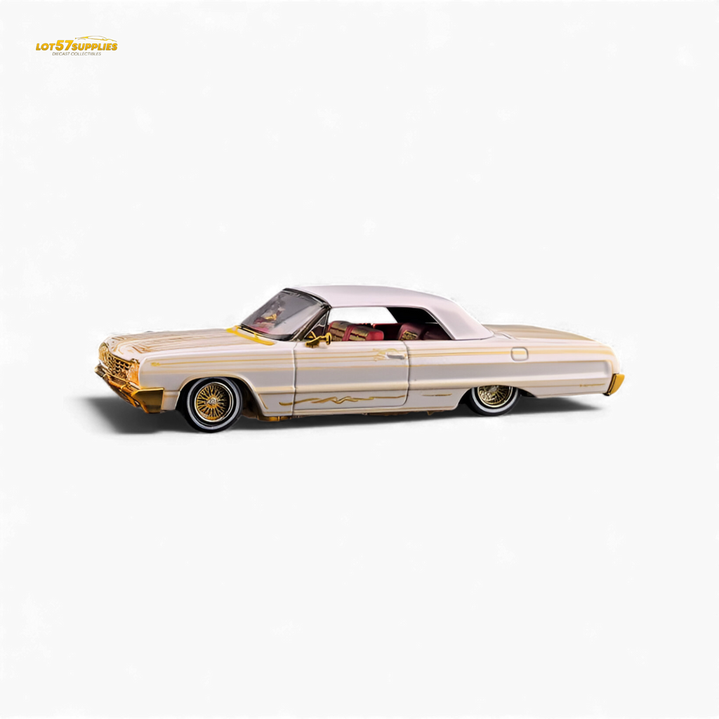 (Pre-Order) Fine Works64 Chevrolet Impala - Metallic Platinum Ordinary - 1:64