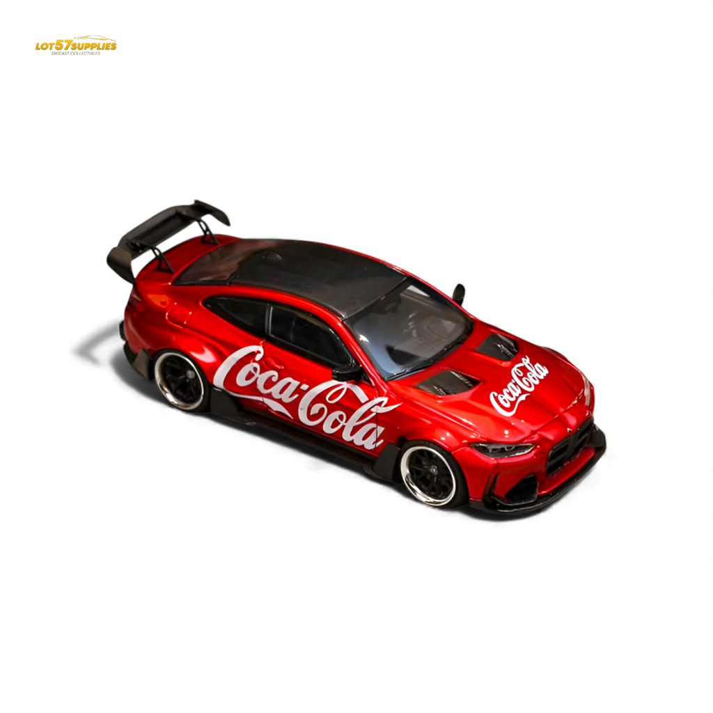 (Pre-Order) Ghost Player BMW G82 M4 Wide-Body Modified - Coca Cola 1:64