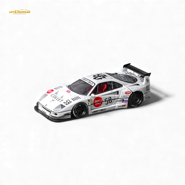 (Pre-Order) Star Models Ferrari F40 LB-Works - White Collet 58# 1:64