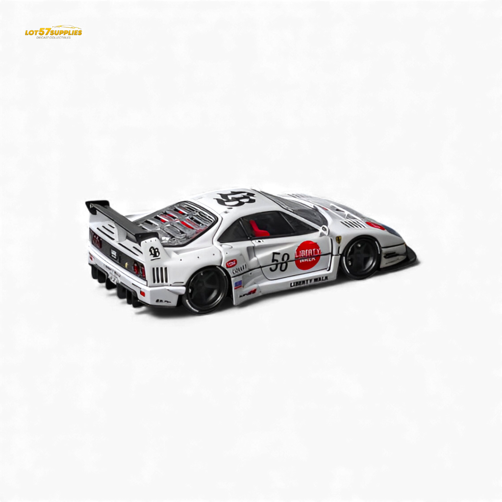 (Pre-Order) Star Models Ferrari F40 LB-Works - White Collet 58# 1:64
