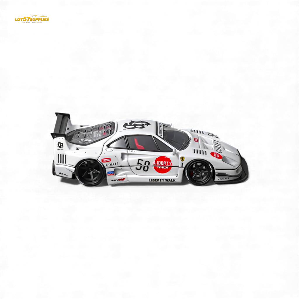 (Pre-Order) Star Models Ferrari F40 LB-Works - White Collet 58# 1:64