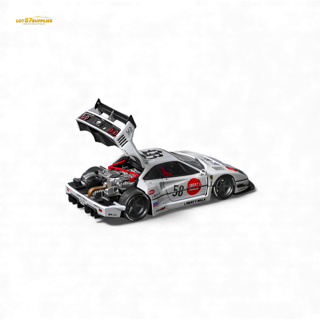 (Pre-Order) Star Models Ferrari F40 LB-Works - White Collet 58# 1:64 ...