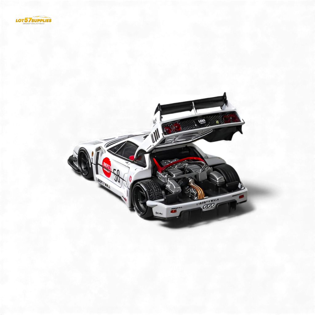 (Pre-Order) Star Models Ferrari F40 LB-Works - White Collet 58# 1:64 ...