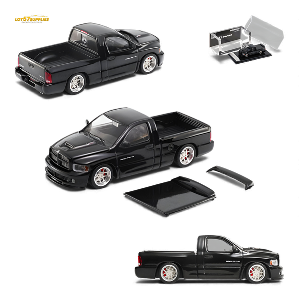 (Pre-Order) GCD Dodge RAM SRT-10 - Black (LHD) 1:64