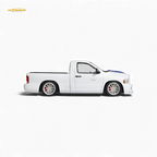 (Pre-Order) GCD Dodge RAM SRT-10 - White Blue Stripe (LHD) 1:64