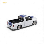 (Pre-Order) GCD Dodge RAM SRT-10 - White Blue Stripe (LHD) 1:64