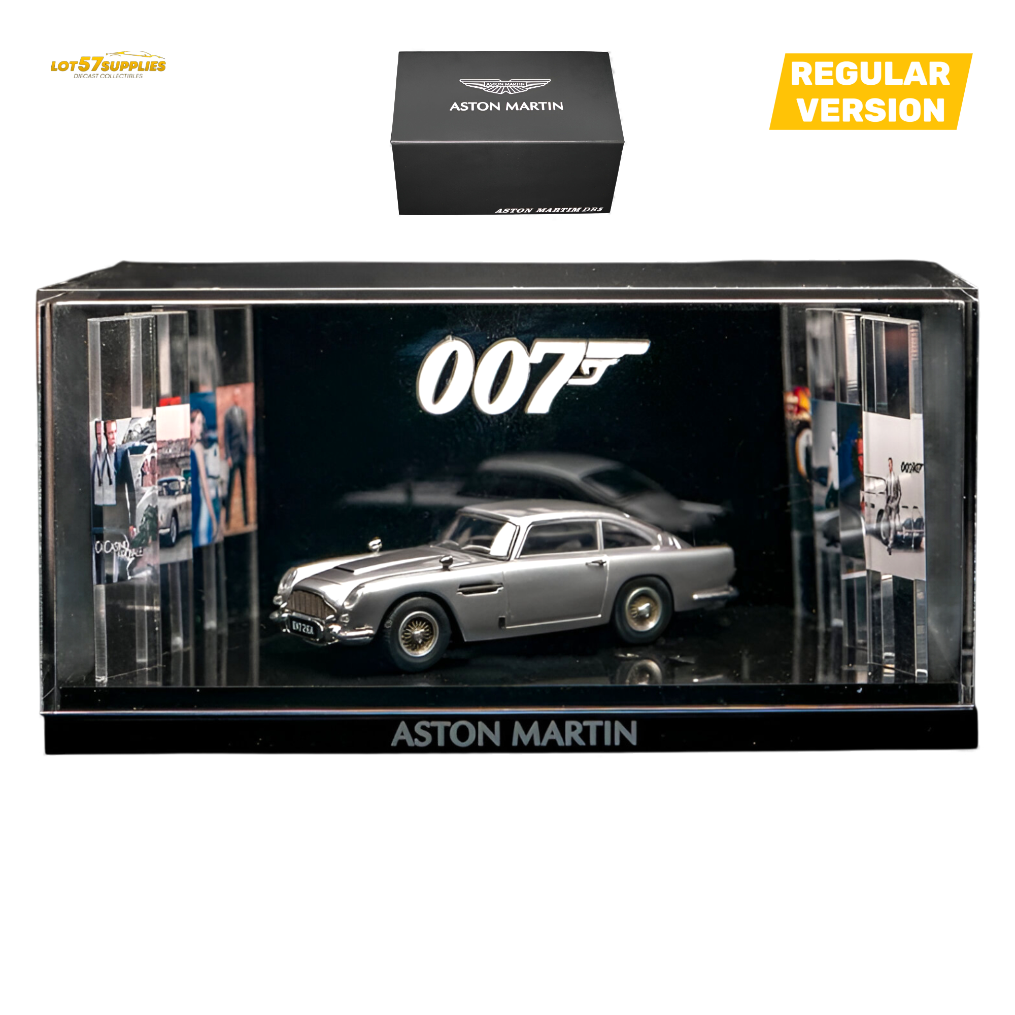 (Pre-Order) 007 DB5 - High Gloss Silver Ordinary 1:64 Main image