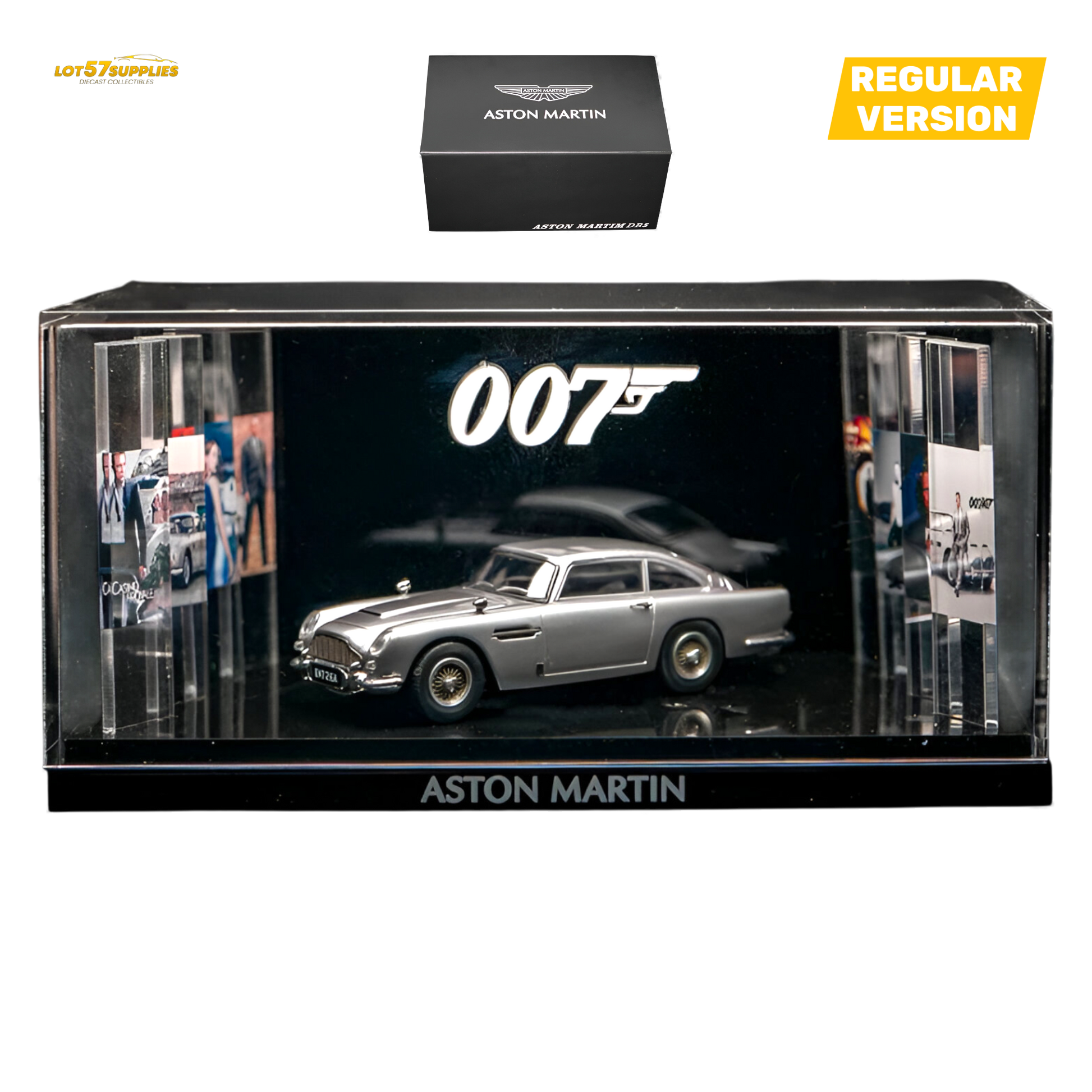 (Pre-Order) 007 DB5 - High Gloss Silver Ordinary 1:64