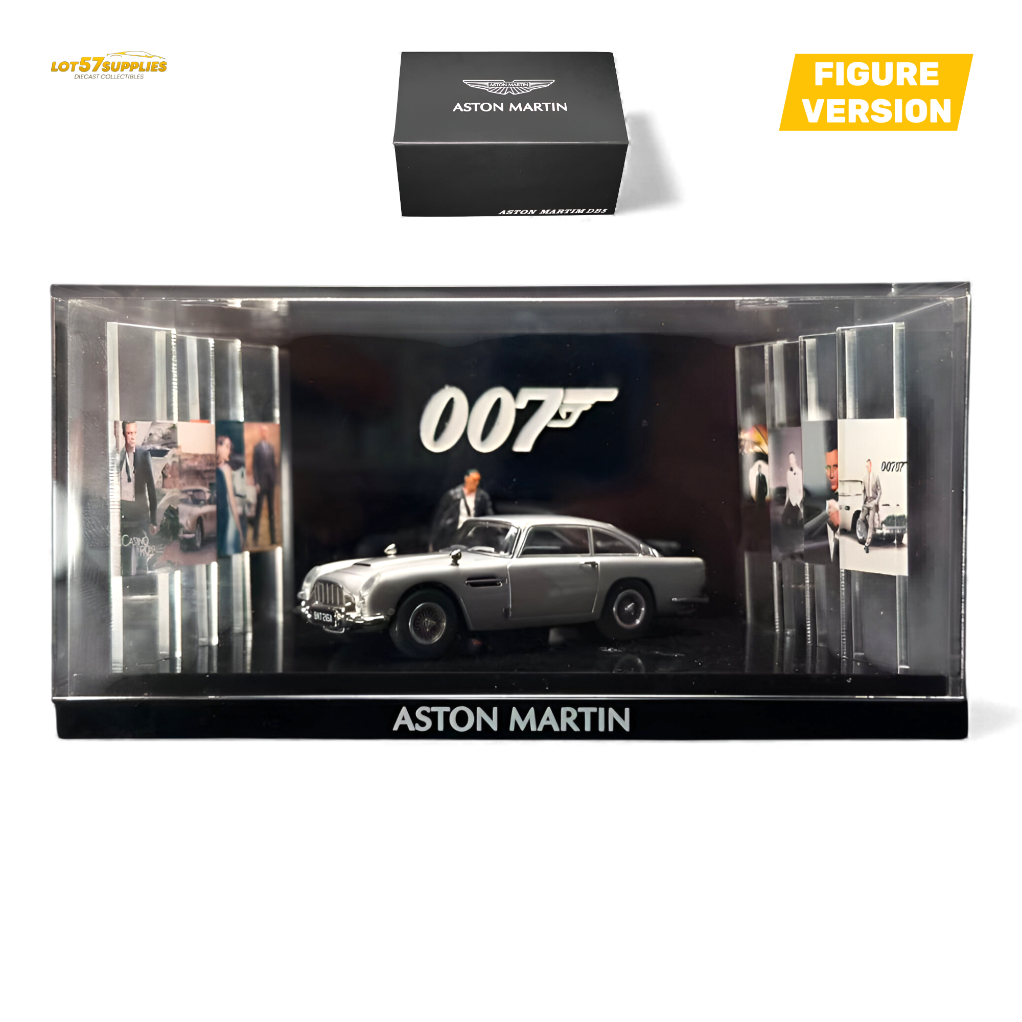 (Pre-Order) 007 DB5 - High Gloss Silver Figurine Ver 1:64 Main image