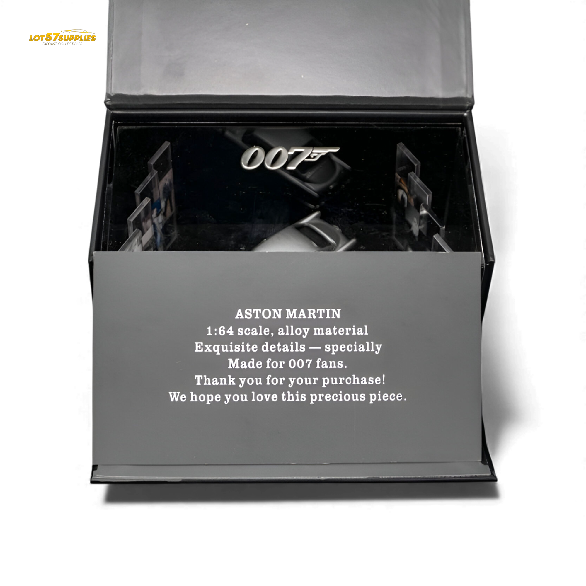 (Pre-Order) 007 DB5 - High Gloss Silver Figurine Ver 1:64