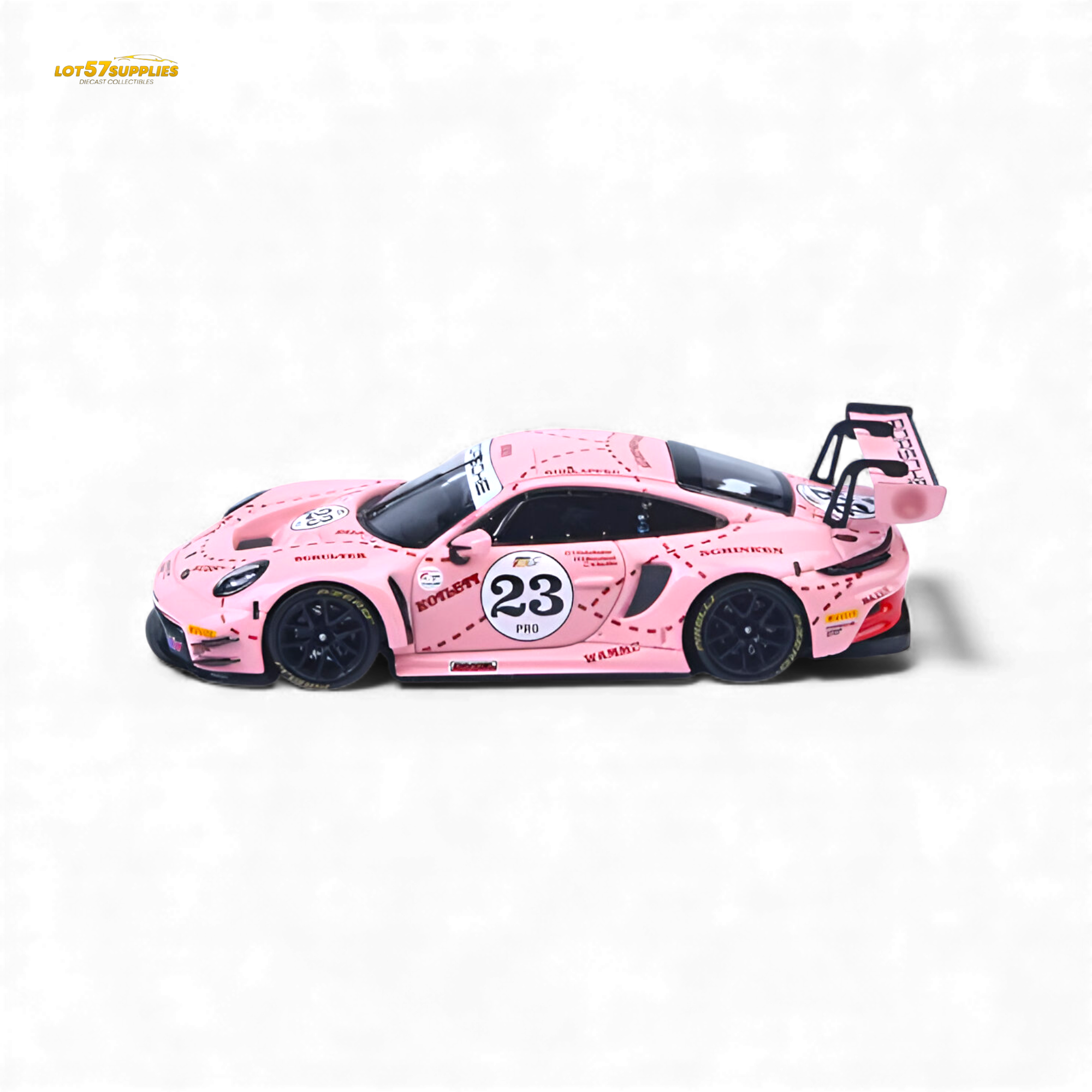 (Pre-Order) SR Porsche 911 GT3 R - Pink Pig Livery 1:64