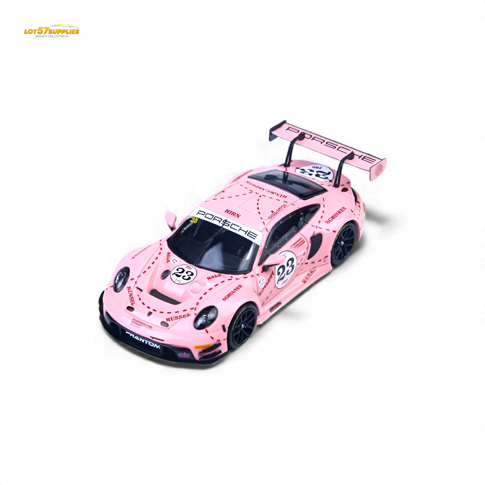 (Pre-Order) SR Porsche 911 GT3 R - Pink Pig Livery 1:64
