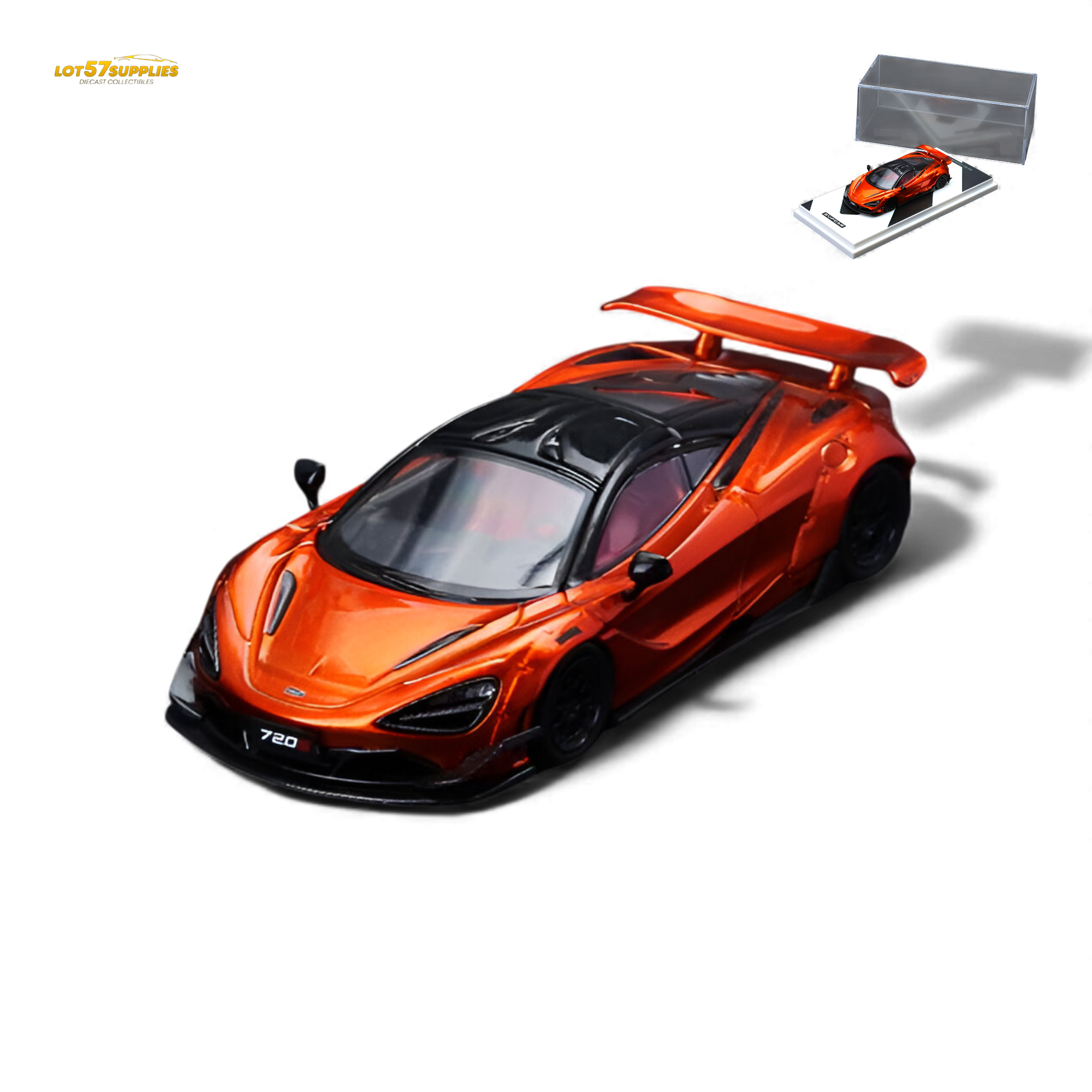 (Pre-Order) SC McLaren 720S - Bright Orange 1:64 Main image