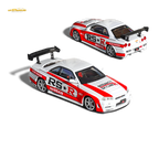 (Pre-Order) Fuji Skyline R34 GT-R Nismo Z-Tune - White RSR 1:64