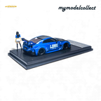 (Pre-Order) MC LB GTR R35 GT - Blue Carbon Fiber Cover Paint 1:64