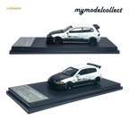 (Pre-Order) MC Civic EG6 - Fujiwara Tofu Shop White Carbon 1:64