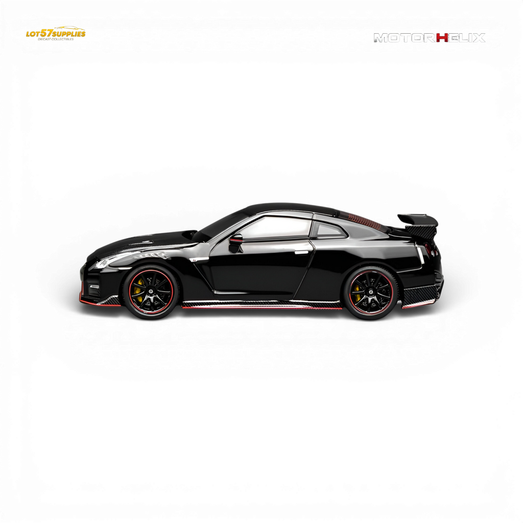 (Pre-Order) Motorhelix Nissan GT-R NISMO R35 Special Edition 2022 - Meteor Black Flake Pearl 1:64