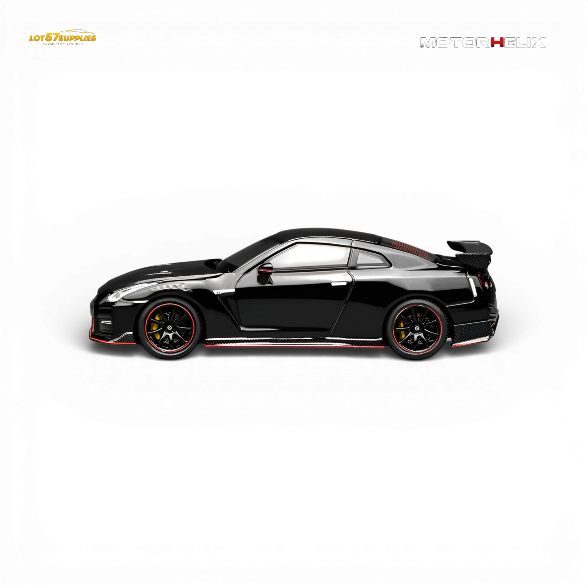 (Pre-Order) Motorhelix Nissan GT-R NISMO R35 Special Edition 2022 - Meteor Black Flake Pearl 1:64