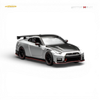 (Pre-Order) Motorhelix Nissan GT-R NISMO R35 Special Edition 2022 - Ultimate Metal Silver 1:64