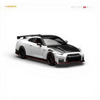(Pre-Order) Motorhelix Nissan GT-R NISMO R35 Special Edition 2022 - Brilliant White Pearl 1:64