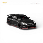 (Pre-Order) Motorhelix Nissan GT-R NISMO R35 Special Edition 2022 - Meteor Black Flake Pearl 1:64