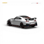 (Pre-Order) Motorhelix Nissan GT-R NISMO R35 Special Edition 2022 - Ultimate Metal Silver 1:64