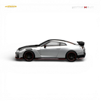 (Pre-Order) Motorhelix Nissan GT-R NISMO R35 Special Edition 2022 - Ultimate Metal Silver 1:64