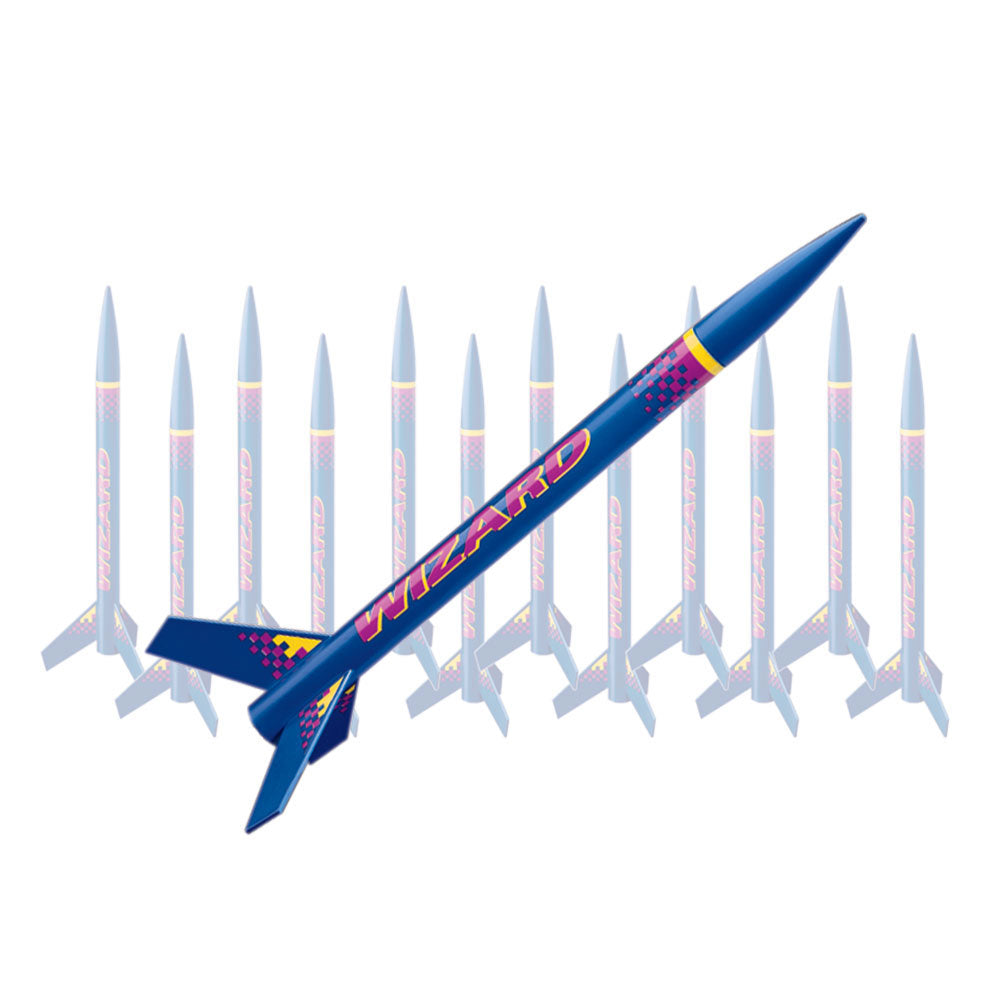 Estes Rockets - Wizard Model Rocket Kit, Bulk Pack of 12, Skill Level Intermediate
