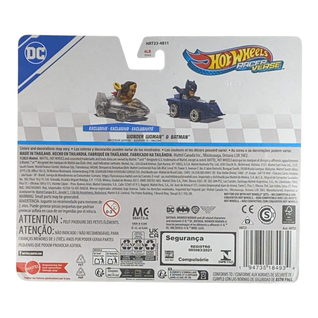 Hot Wheels Wonder Woman & Batman - RacerVerse Series - Collectors World Toys