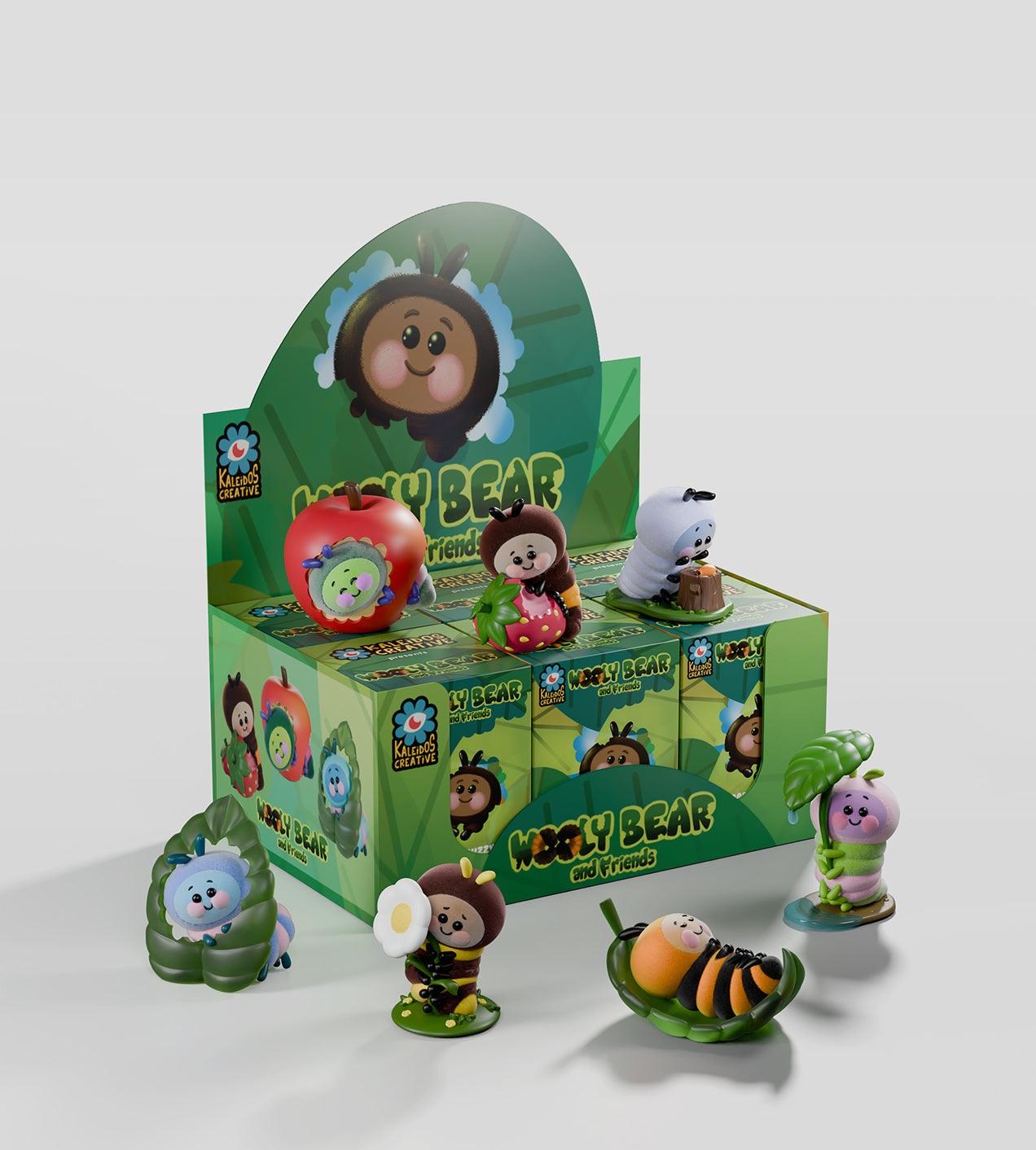 Wooly Bear and Friends Vinyl Blind Box (1 Blind Box) Main image