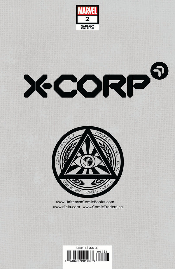 X-Corp #2 Unknown Comics Derrick Chew Exclusive Var Gala (06/16/2021) (07/28/2021) - Collectors World Toys