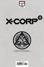 X-Corp #3 Unknown Comics Stephen Segovia Exclusive Virgin Var (07/14/2021) - Collectors World Toys