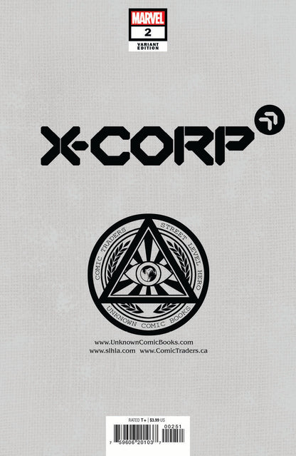 X-Corp #3 Unknown Comics Stephen Segovia Exclusive Virgin Var (07/14/2021) - Collectors World Toys