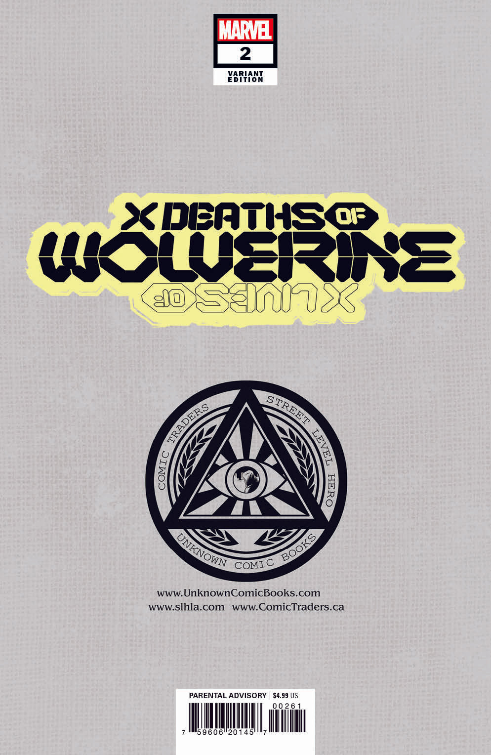 X Deaths Of Wolverine 2 Unknown Comics Ryan Stegman Exclusive Var (02/09/2022) - Collectors World Toys