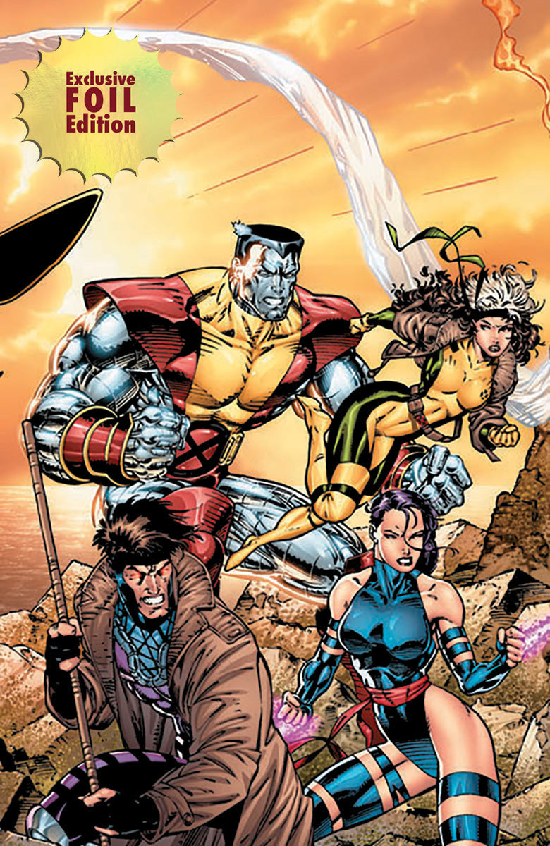 [4 PACK 🚨 Limited Edition! 🚨] [FOIL] X-Men 1991 #1 Facsimile Edition Unknown Comics Jim Lee Exclusive Connecting Cover PREMIUM Var (02/12/2025) - Collectors World Toys
