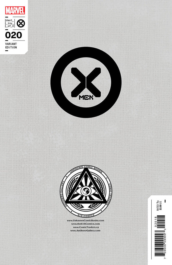 [Signed by Nathan Szerdy] X-MEN #20 UNKNOWN COMICS MEGACON EXCLUSIVE VAR [IN STOCK] - Collectors World Toys