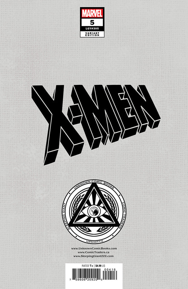 X-Men #5 Unknown Comics Kendrick Lim Exclusive Virgin Var (10/02/2024) - Collectors World Toys