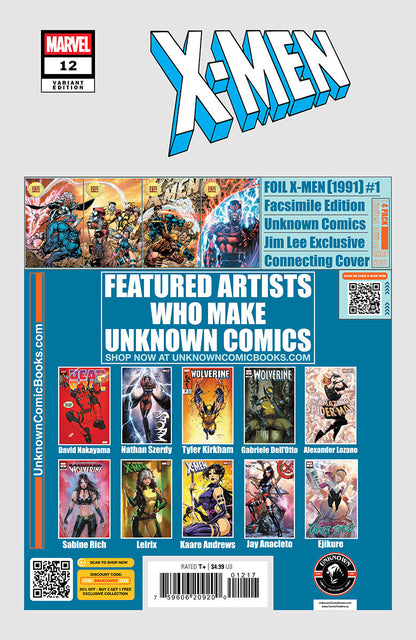 X-Men #12 Unknown Comic Tyler Kirkham Connecting Cover Exclusive Var (02/26/2025) - Collectors World Toys