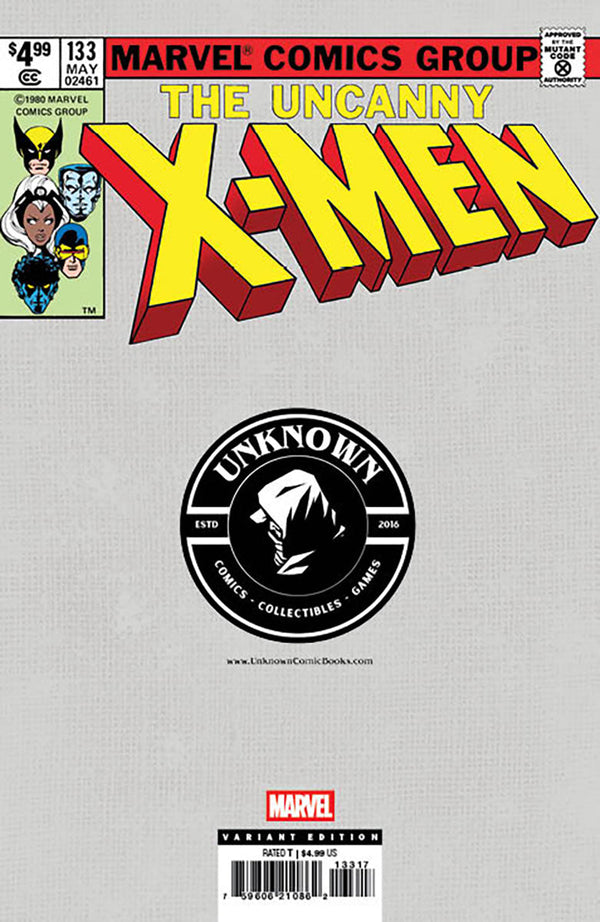 [Signed by Leirix] Uncanny X-men #133 Facsimile Unknown Comics Exclusive Leirix Virgin Var [IN STOCK] - Collectors World Toys