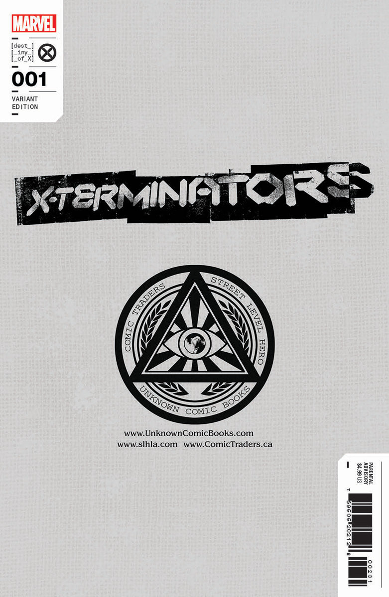 [Signed by David Nakayama] X-TERMINATORS #1 VIRGIN UNKNOWN COMICS DAVID NAKAYAMA EXCLUSIVE VAR - Collectors World Toys