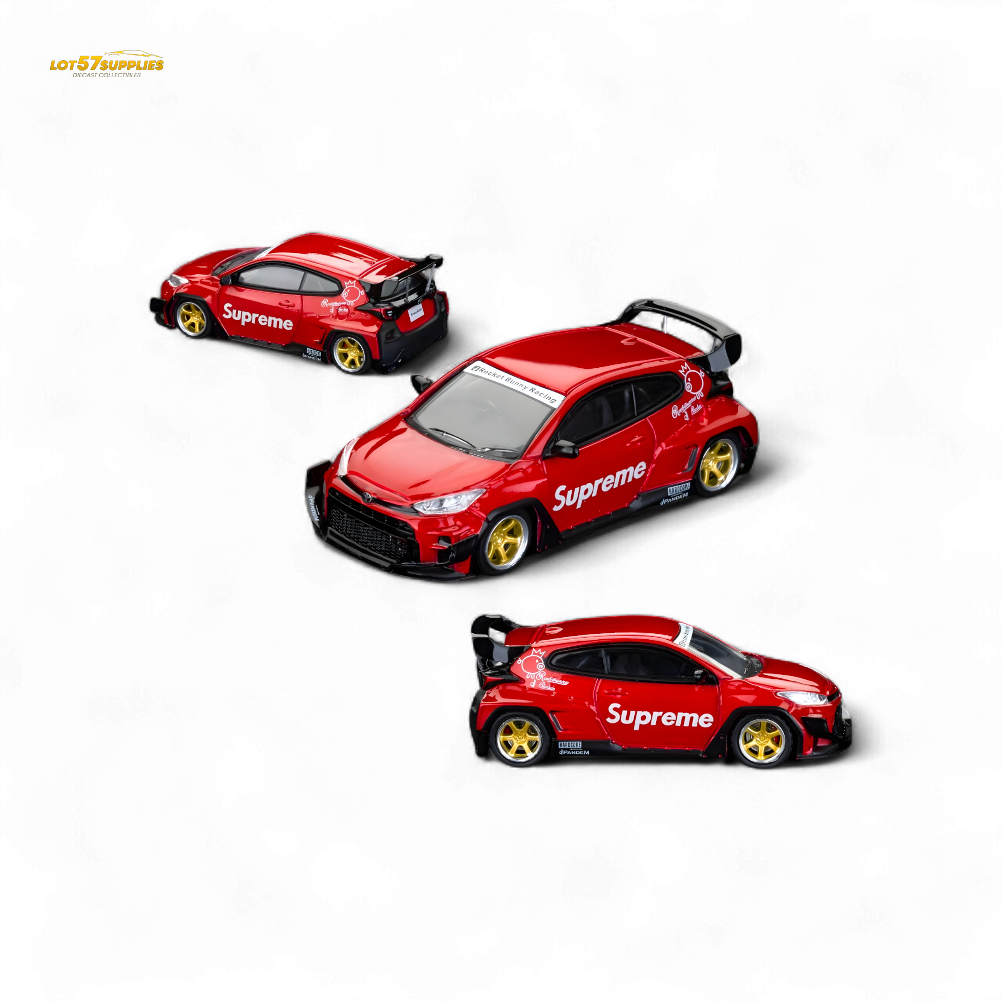 ET Model x Fuji Toyota Yaris GR Pandem S u p r e m e Livery 1:64 Main image