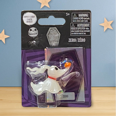 Zero Micro Figure with Bonus Card - Nightmare Before Christmas