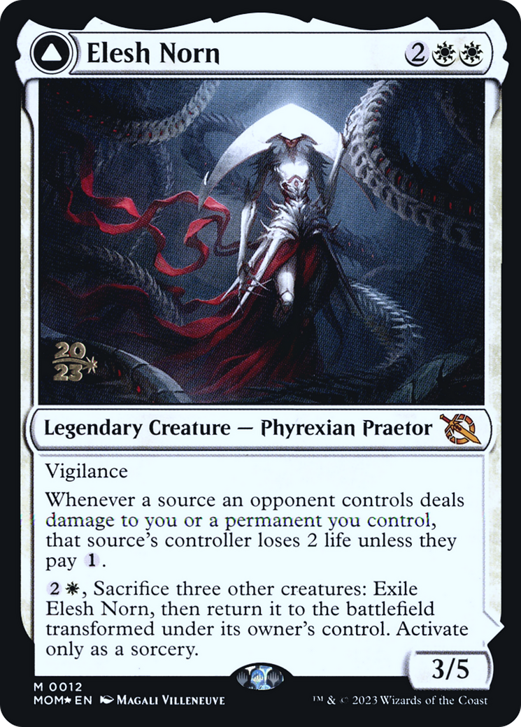 Elesh Norn // The Argent Etchings (PRE-012) - March of the Machine Promos Foil