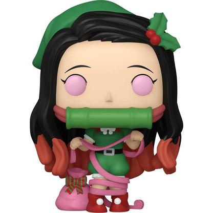 Demon Slayer Nezuko Kamado (Holiday) Funko Pop! Vinyl Figure Plus #2033 - Collectors World Toys
