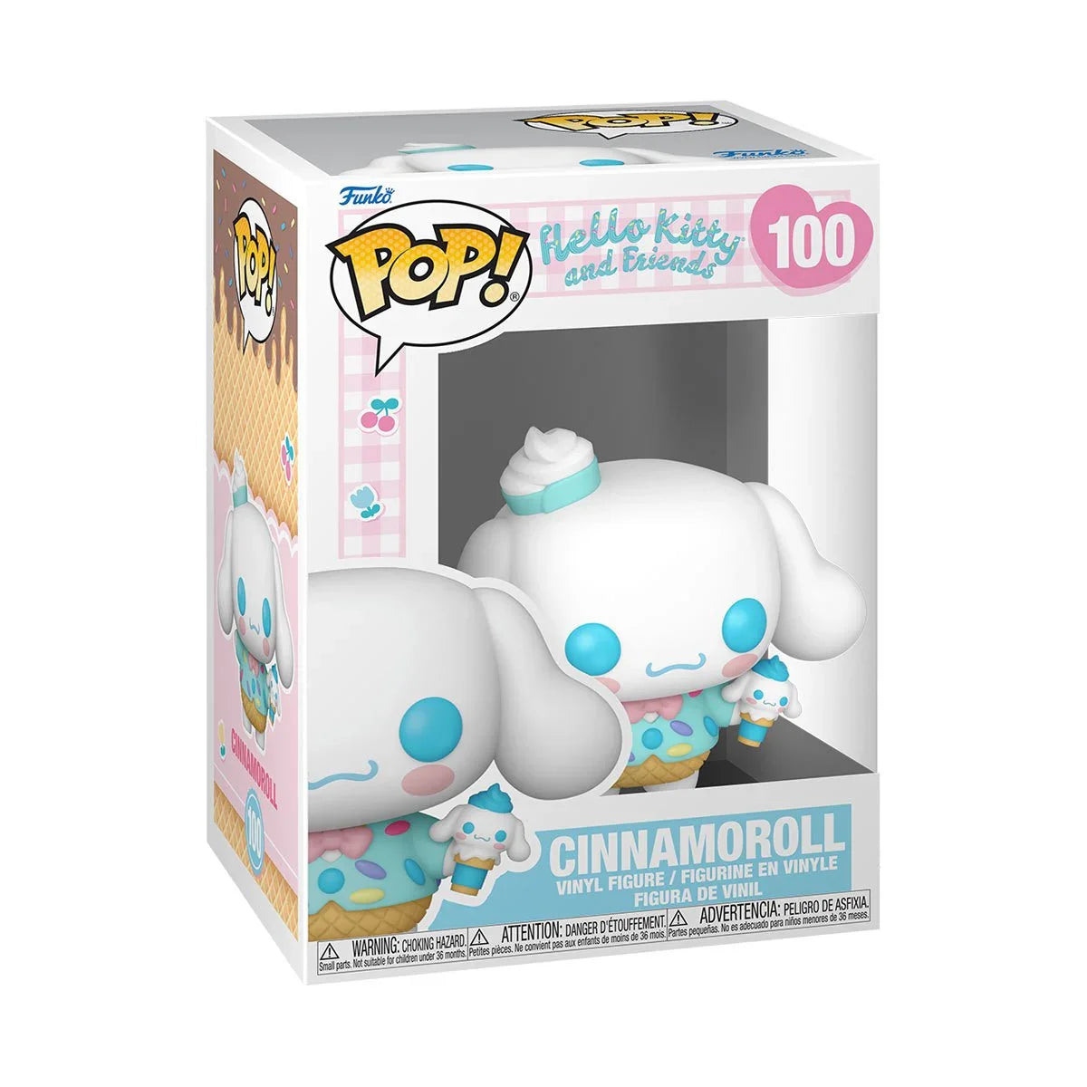 Hello Kitty and Friends Cinnamoroll (Ice Cream) Funko Pop! Vinyl Figure #100 Secondary image