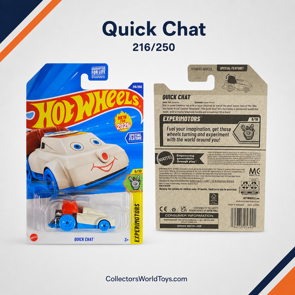 Hot Wheels Quick Chat | Experimotors Series 9/10 - 216/250