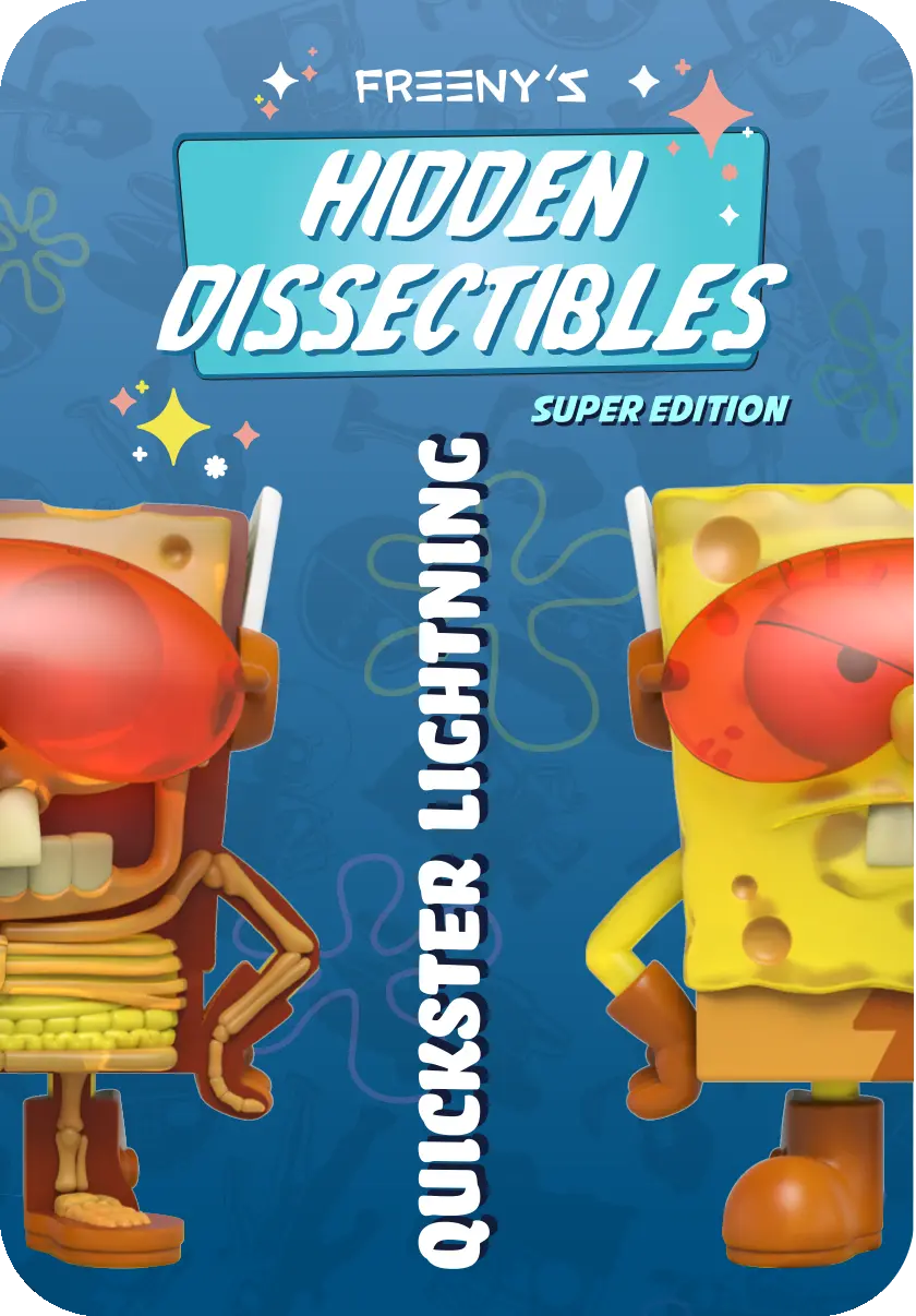 Freeny’s Hidden Dissectibles : SpongeBob SquarePants Series 04 (Super Edition) Blind Box (1 Blind Box) - Collectors World Toys