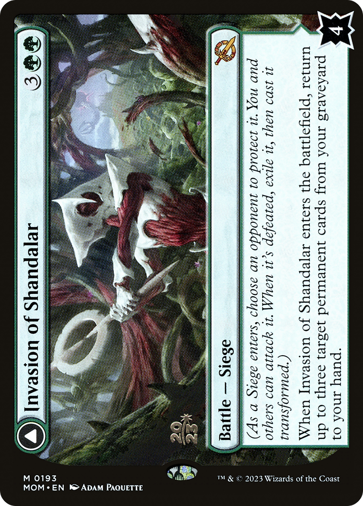 Invasion of Shandalar // Leyline Surge (PRE-193) - March of the Machine Promos Foil