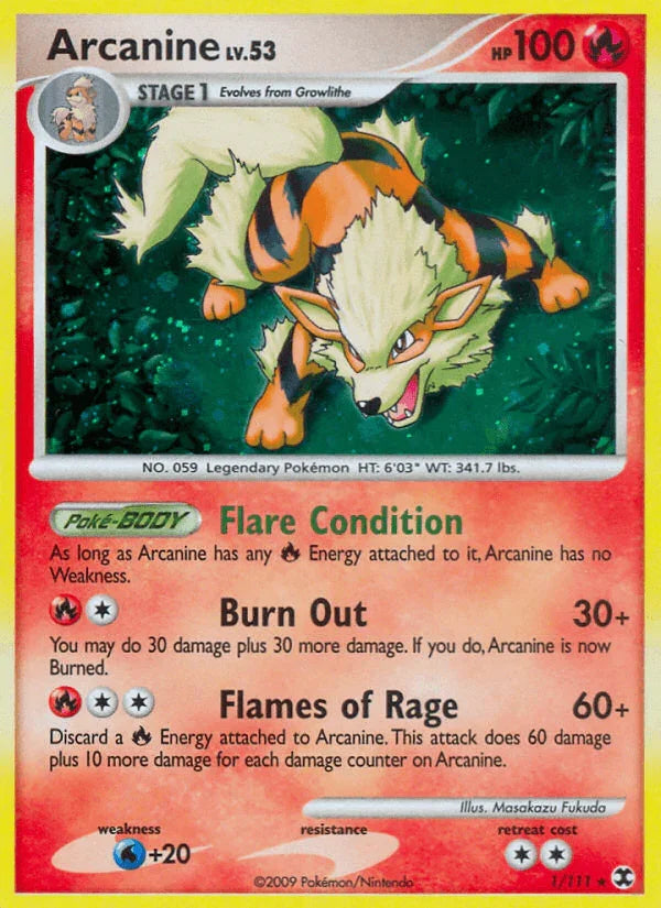 Arcanine (1/111) [Platinum: Rising Rivals] Main image